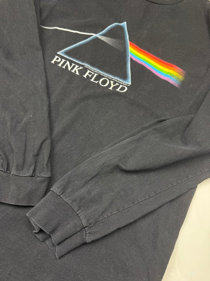 Vintage 2004 Pink Floyd Dark Side Of The Moon Rock And Roll Band Music T Shirt Size L Y2K