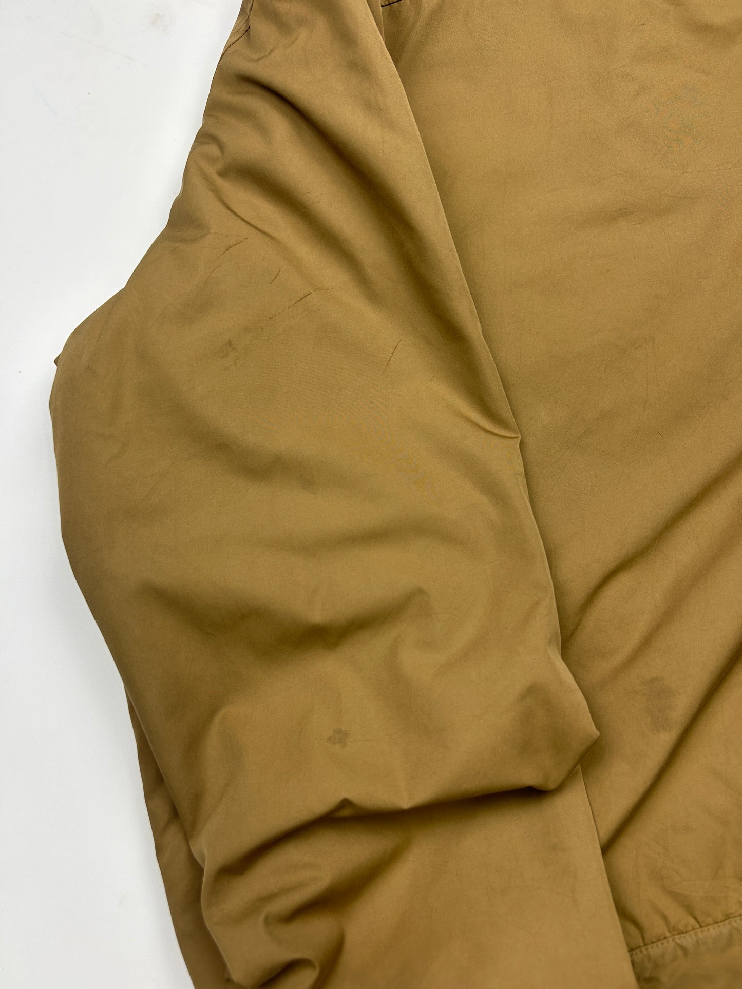 Vintage Fleece Lined Insulated Embroidered Pony Harrington Jacket Size L Earth Tones