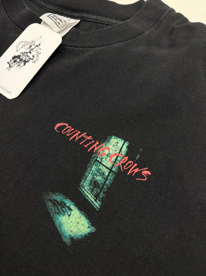 Vintage 1996 The Counting Crows Recovering The Satellites Tour Band Music T Shirt Size XL 90s
