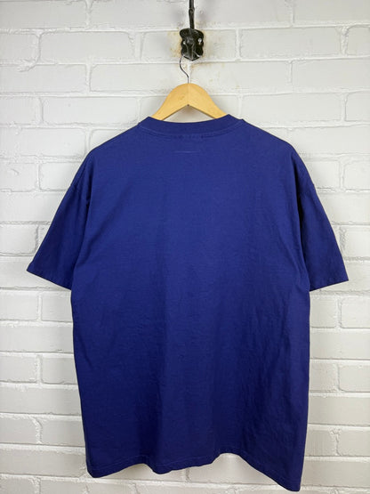 Vintage 90s Masterpiece Cinderella Disney Embroidered Movie Promo T Shirt Size XL