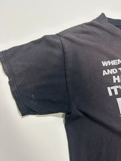 Vintage When Life Gets tough .. Have A Spliff Weed Marijuana Parody Promo T-Shirt Size L