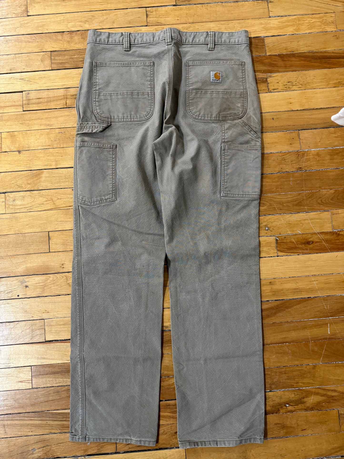 Carhartt Relaxed Fit Canvas Work Wear Carpenter Pants Size 36W