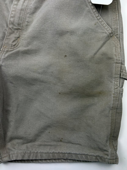 Vintage Carhartt Canvas Work Wear Carpenter Shorts Size 33W