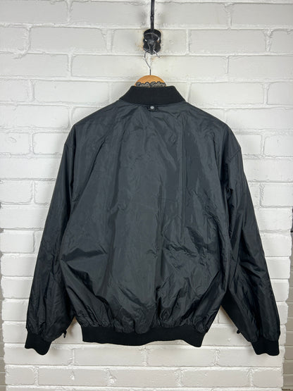 Vintage 90s Ski Doo Bombardier Snow Gear Bomber Jacket Size M