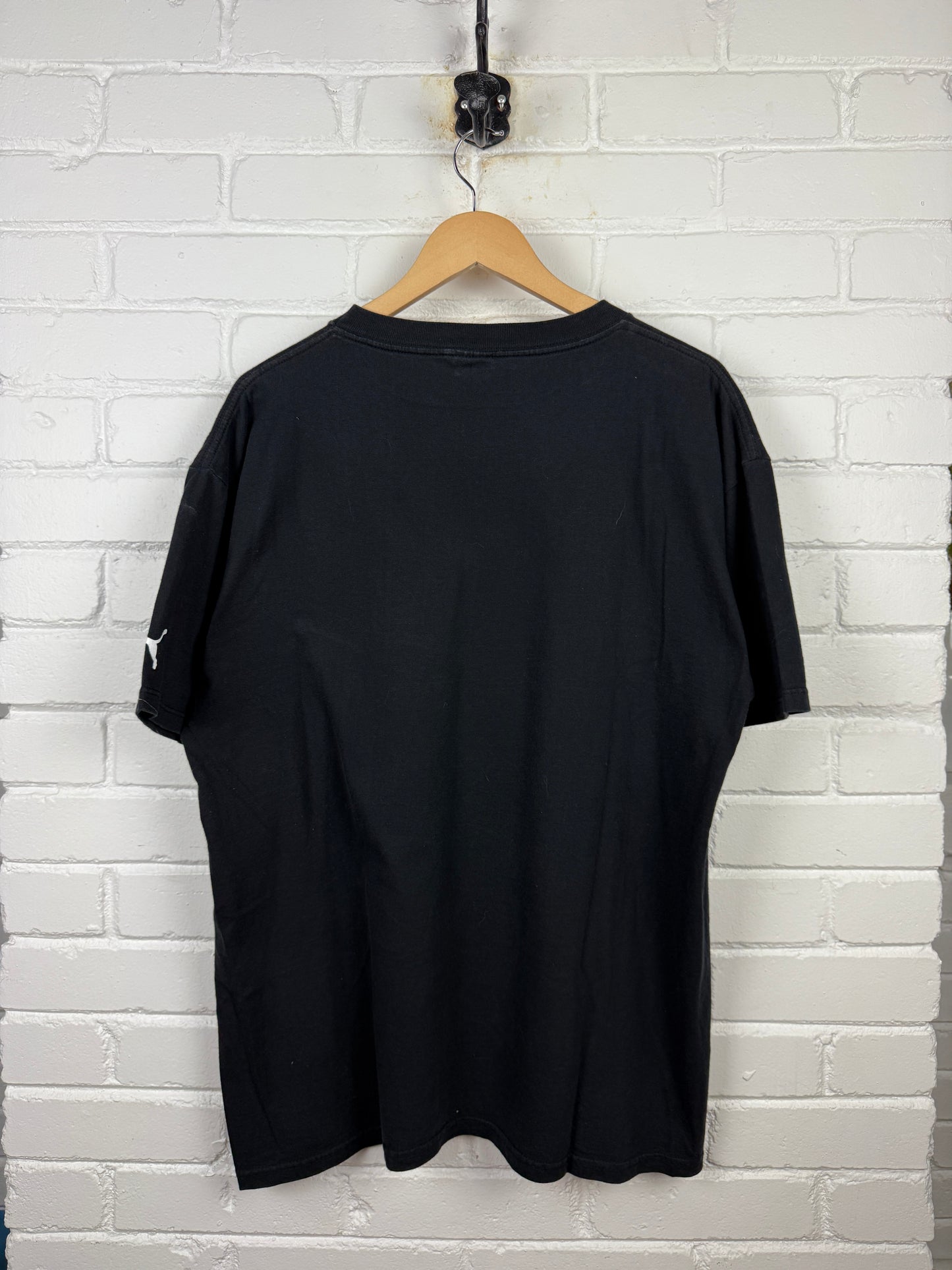 Vintage 2002 Hamilton Tiger Cats Spell Out Graphic Puma T Shirt Size L