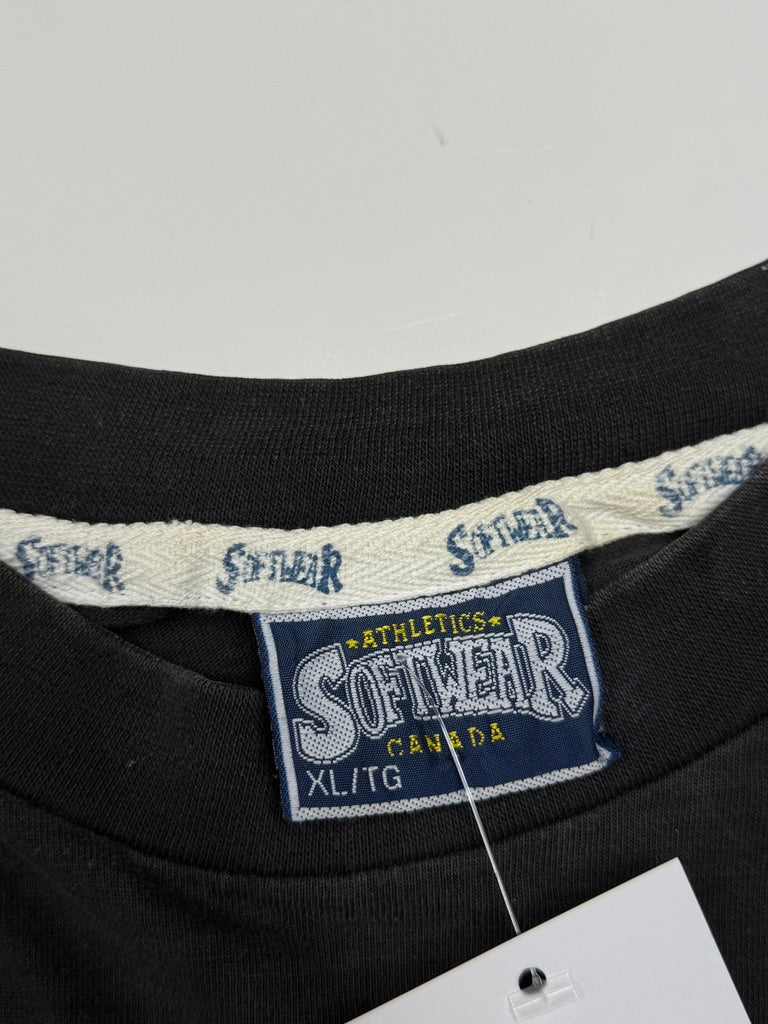 Vintage 1990 Hamilton Tiger Cats Claw Mark Big Graphic Soft Wear T Shirt Size XL