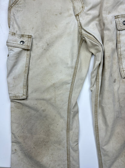 Carhartt Work Wear Canvas Relaxed Fit Cargo Pants Size 34W