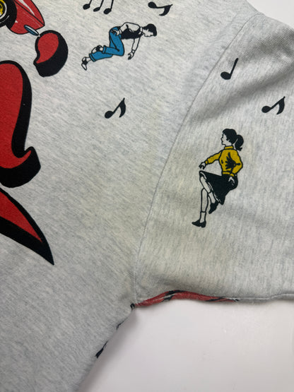 Vintage 1996 Cruisin Back To The 50s All Over Print Classic Cars Diner T Shirt Size XL