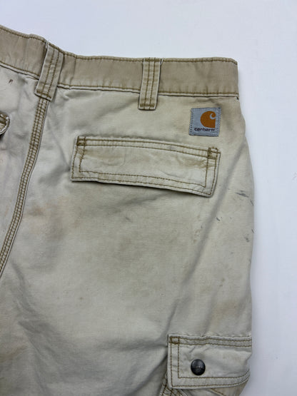 Carhartt Work Wear Canvas Relaxed Fit Cargo Pants Size 34W