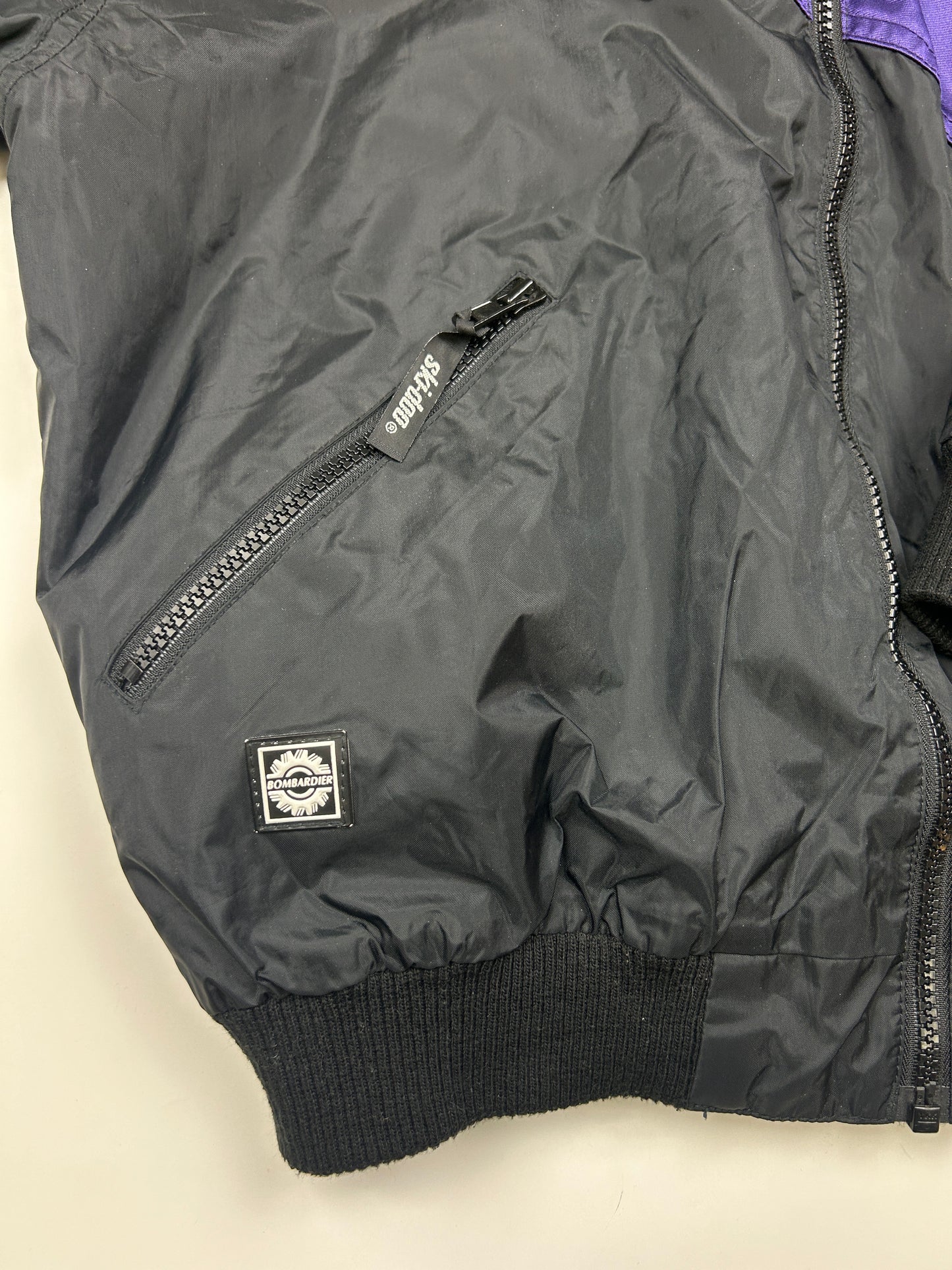 Vintage 90s Ski Doo Bombardier Snow Gear Bomber Jacket Size M