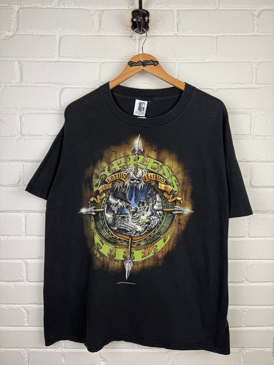 Vintage 1995 Cypress Hill Throw Your Set In The Air Latino Lingo Music Rap T Shirt Size XL 90s