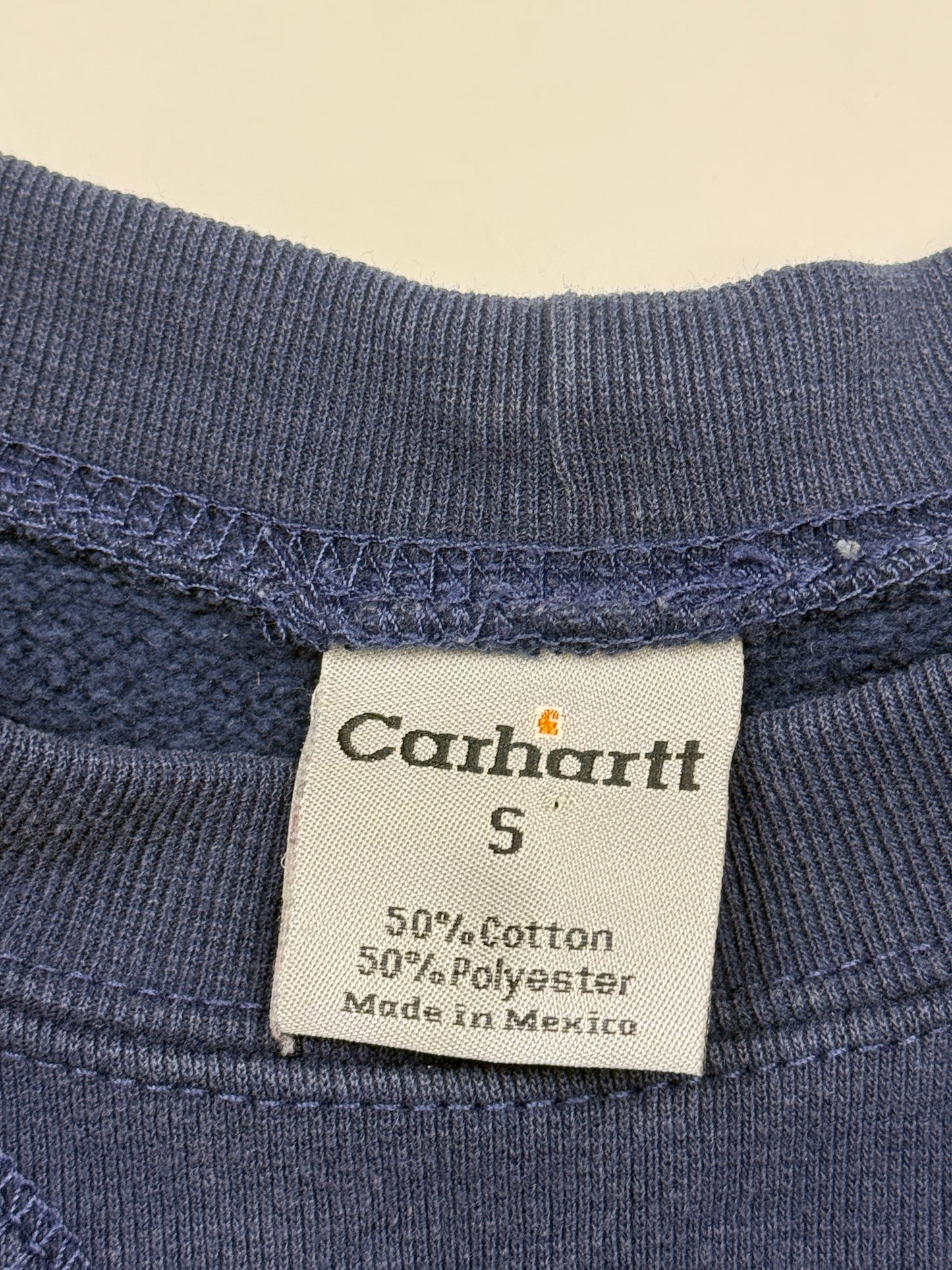 Vintage 90s Carhartt Embroidered Logo Blank Crewneck Sweatshirt Size L