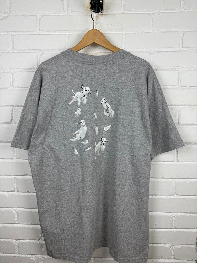 Vintage 2000 102 Dalmatian Disney Movie Promo Graphic T Shirt Size XL