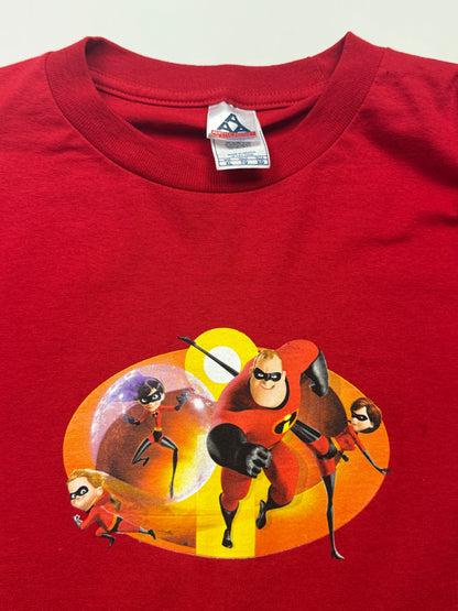 Vintage The Incredibles Disney Pixar Cartoon Movie Promo Long Sleeve T Shirt Size XL