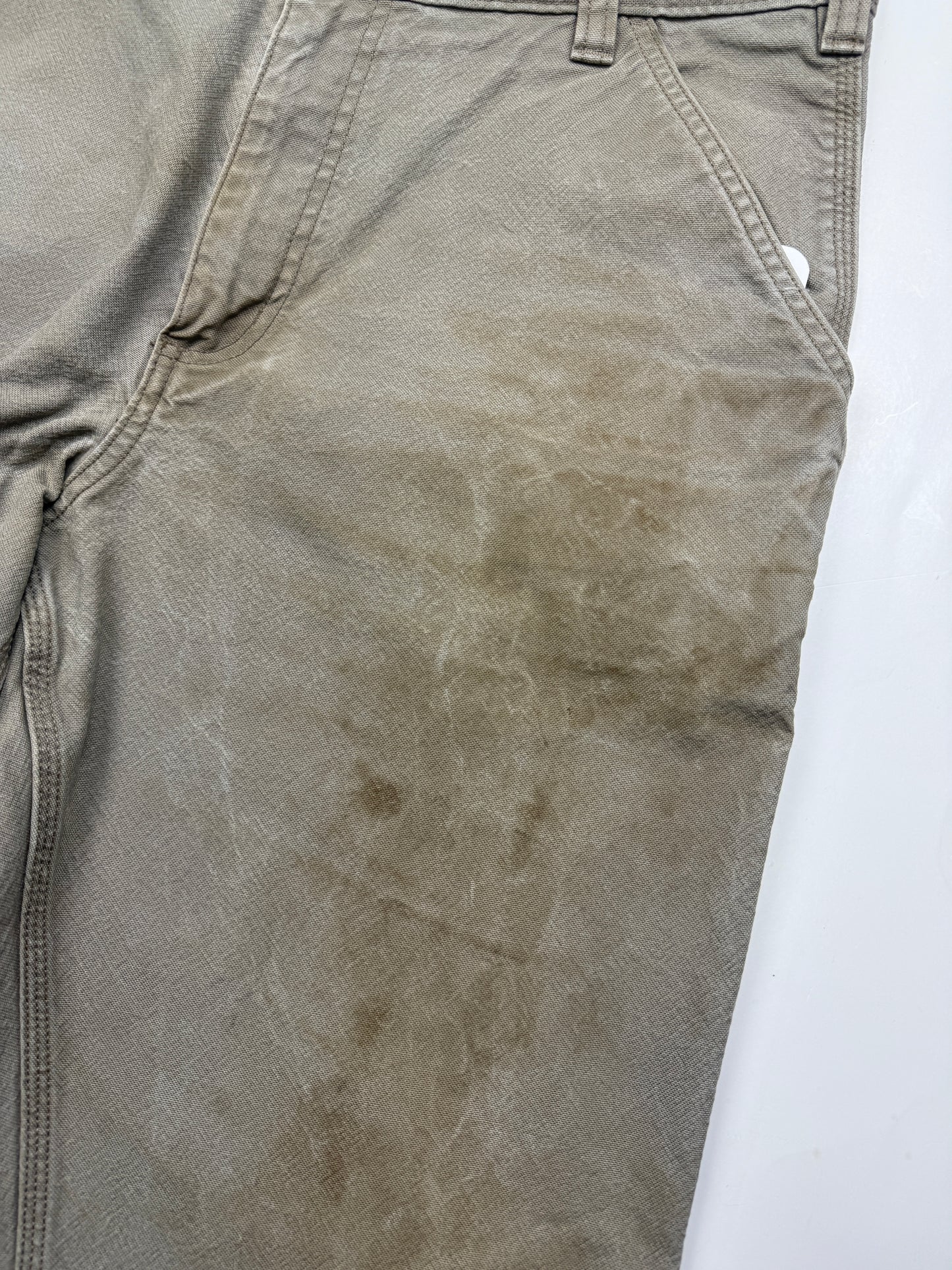 Carhartt Relaxed Fit Canvas Work Wear Carpenter Pants Size 36W