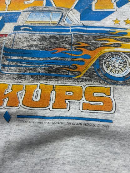 Vintage 1989 I Prefer Ol Chevy Pickups Classic Cars American Muscle Racing T Shirt Size L 80s