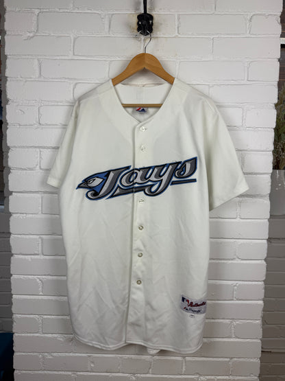 Vintage Vernon Wells Blue Jays Authentic Majestic Authentic Baseball Jersey Size 52