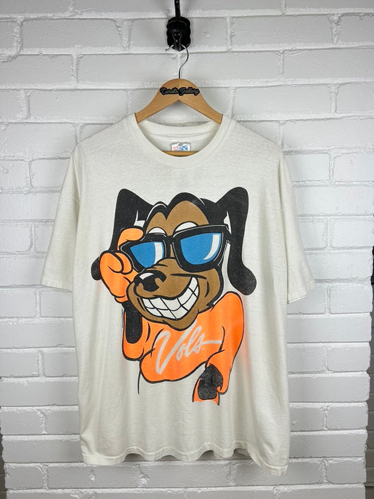 Vintage 90s Tennessee Volunteers Smokey Dog Big Graphic NCAA T Shirt XXL