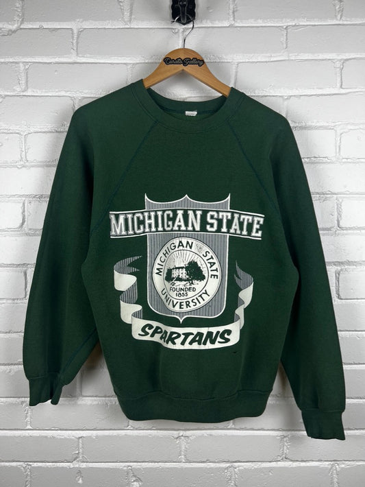 Vintage 60s/70s Michigan State Spartans Clliegate Crest Sweatshirt