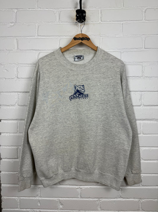 Vintage 90s Penn State Nittany Lions NCAA Embroidered Logo Crewneck Sweatshirt Size L