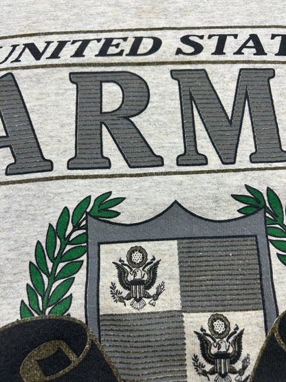Vintage 90s United States Army Crest Logo Baumholder Germany Crewneck Sweatshirt Size L