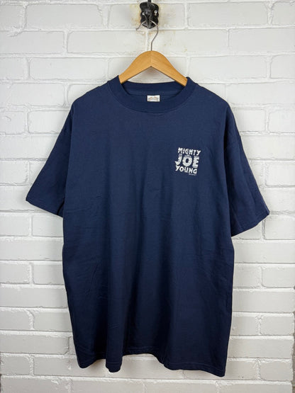 Vintage 1997 Disney Mighty Joe Young Embroidered Movie Promo T Shirt Size XL 90s