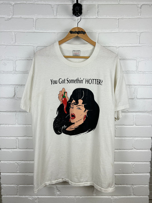 Vintage 90s You Got Something Hotter? Graphic T Shirt Size XL