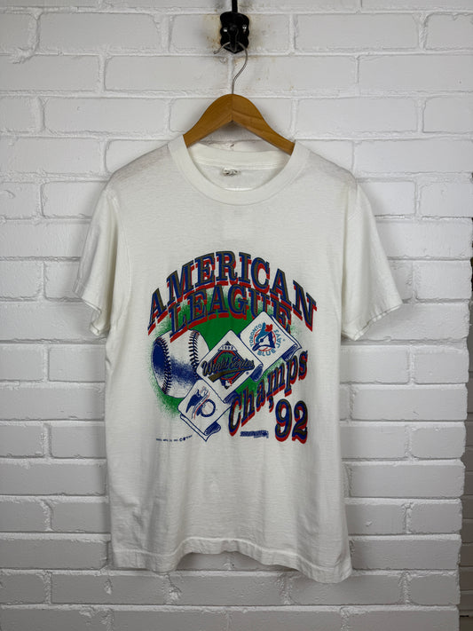 Vintage 1992 Toronto Blue Jays American League Champs Trench Big Graphic Size XL