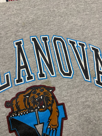 Vintage 90s Villanova Wildcats Basketball Collegiate Crest NCAA Sweatshirt Size XL