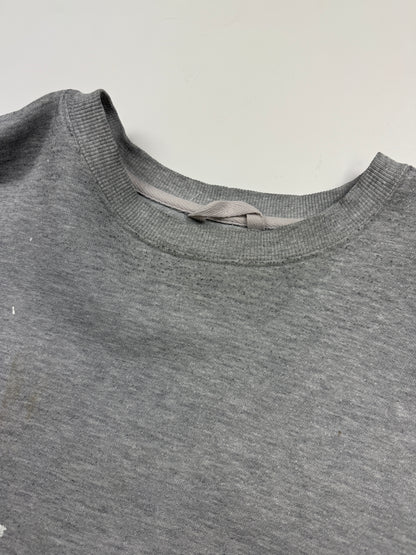 Vintage 90s Carhartt Embroidered Logo Paint Splattered Crewneck Sweatshirt Size L