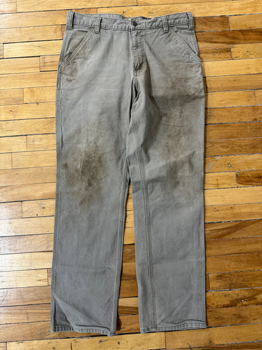 Carhartt Relaxed Fit Canvas Work Wear Carpenter Pants Size 36W