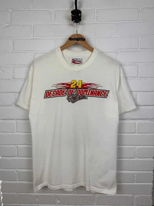 Vintage 2002 Jeff Gordon #24 Decade Of Dominance NASCAR Racing T Shirt Size M
