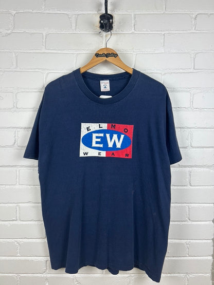 Vintage 90s Elmo Wear Seasame Street Calvin Klein Parody T Shirt Size XL