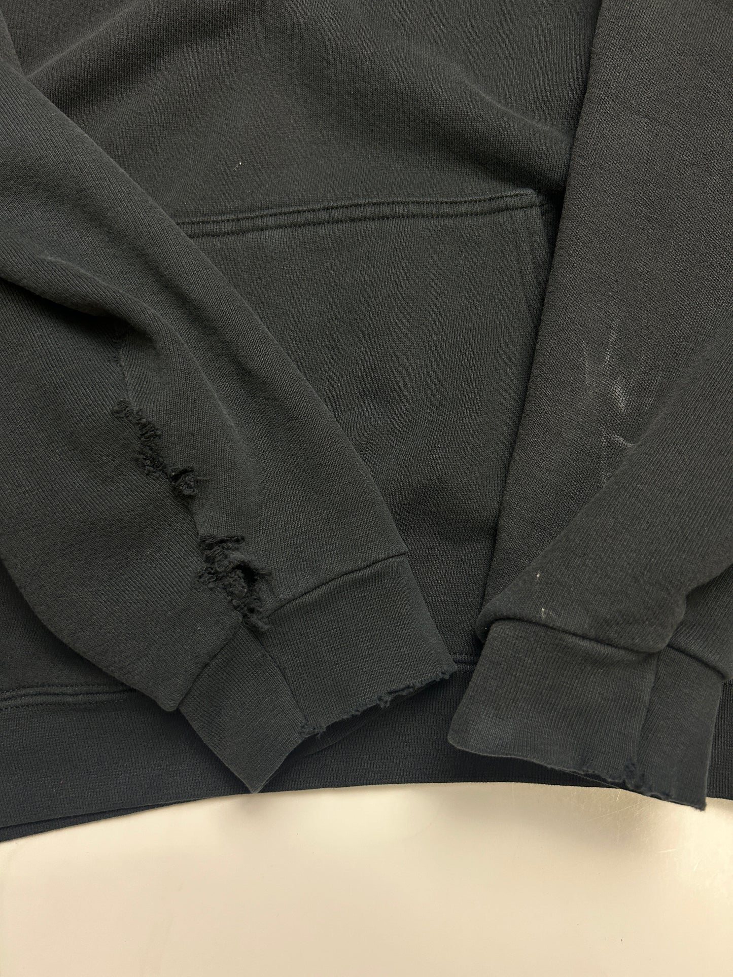 Vintage 90s Meatloaf Bat Embroidered Band Music Hooded Sweatshirt Size XL