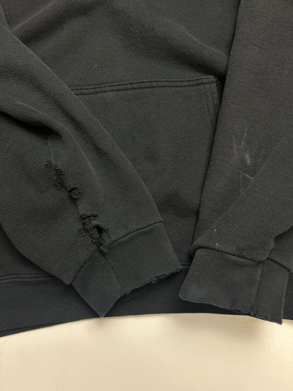 Vintage 90s Meatloaf Bat Embroidered Band Music Hooded Sweatshirt Size XL