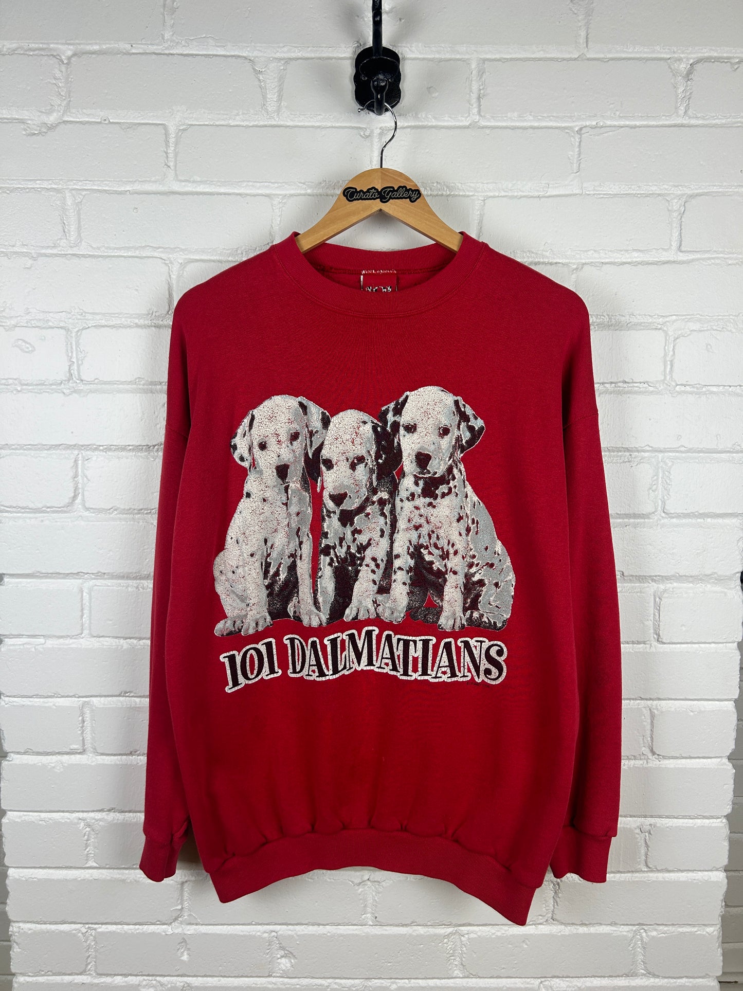 Vintage Disney 101 Dalmatians Movie Promo Crew Neck Sweatshirt Size L