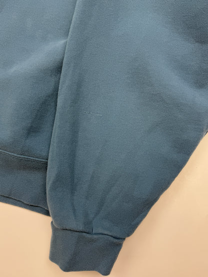 Russell Athletic Boxy Fit Blank Crewneck Sweatshirt Size XXL Faded Blue