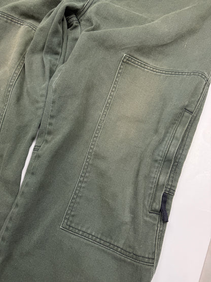 Vintage Y2K Plugg Double Knee Utility Pocket Baggy Carpenter Style Denim Pants Size 37W