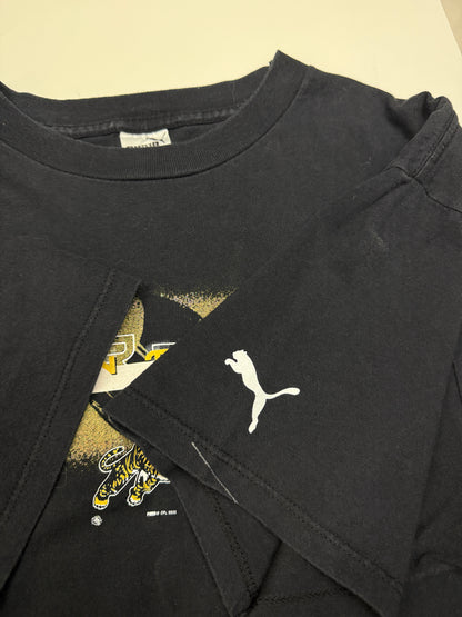 Vintage 2002 Hamilton Tiger Cats Spell Out Graphic Puma T Shirt Size L