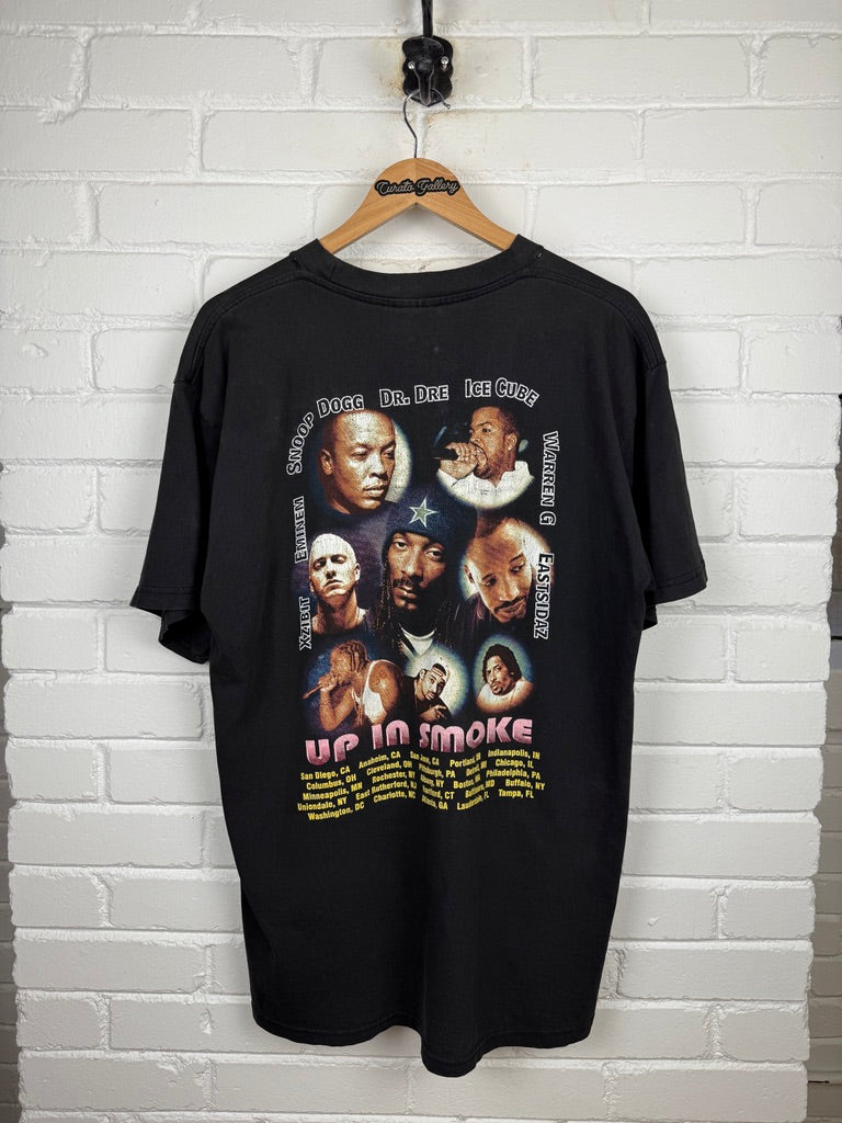 Vintage 2000 Up In Smoke Tour Eminem Dr Dre Snoop Dogg Ice Cube Rap T Shirt Size XL