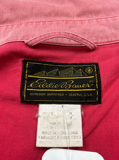 Vintage 90s Eddie Bauer Cropped Mechanic Style Light Jacket Size M