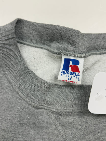 Vintage Russell Athletic Blank Crewneck Sweatshirt Size LT Heather Gray