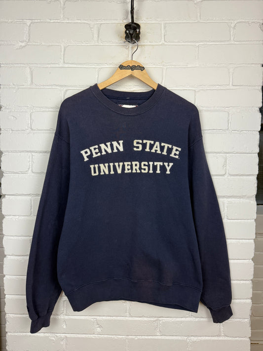 Vintage 90s Penn State Nitanny Lions University Embroidered Spell Out Jansport Sweatshirt M