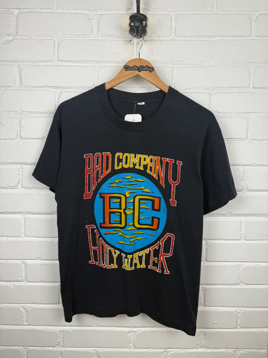Vintage 1991 Bad Company Holy Water Damn Yankees Tour Band Music T Shirt Size M