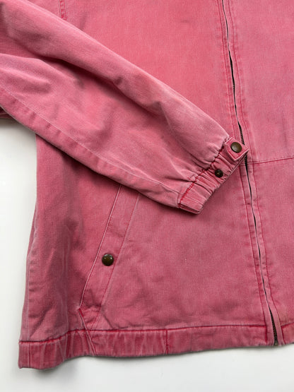 Vintage 90s Eddie Bauer Cropped Mechanic Style Light Jacket Size M