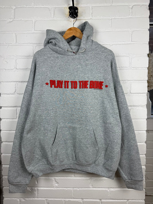 Vintage Play It To The Bone Movie Promo Spellout Hoodie Sweatshirt Size XL