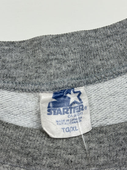 Vintage 1999 Hamilton Tiger Cats Arc Spell Out Starter Graphic Sweatshirt Size XL 90s