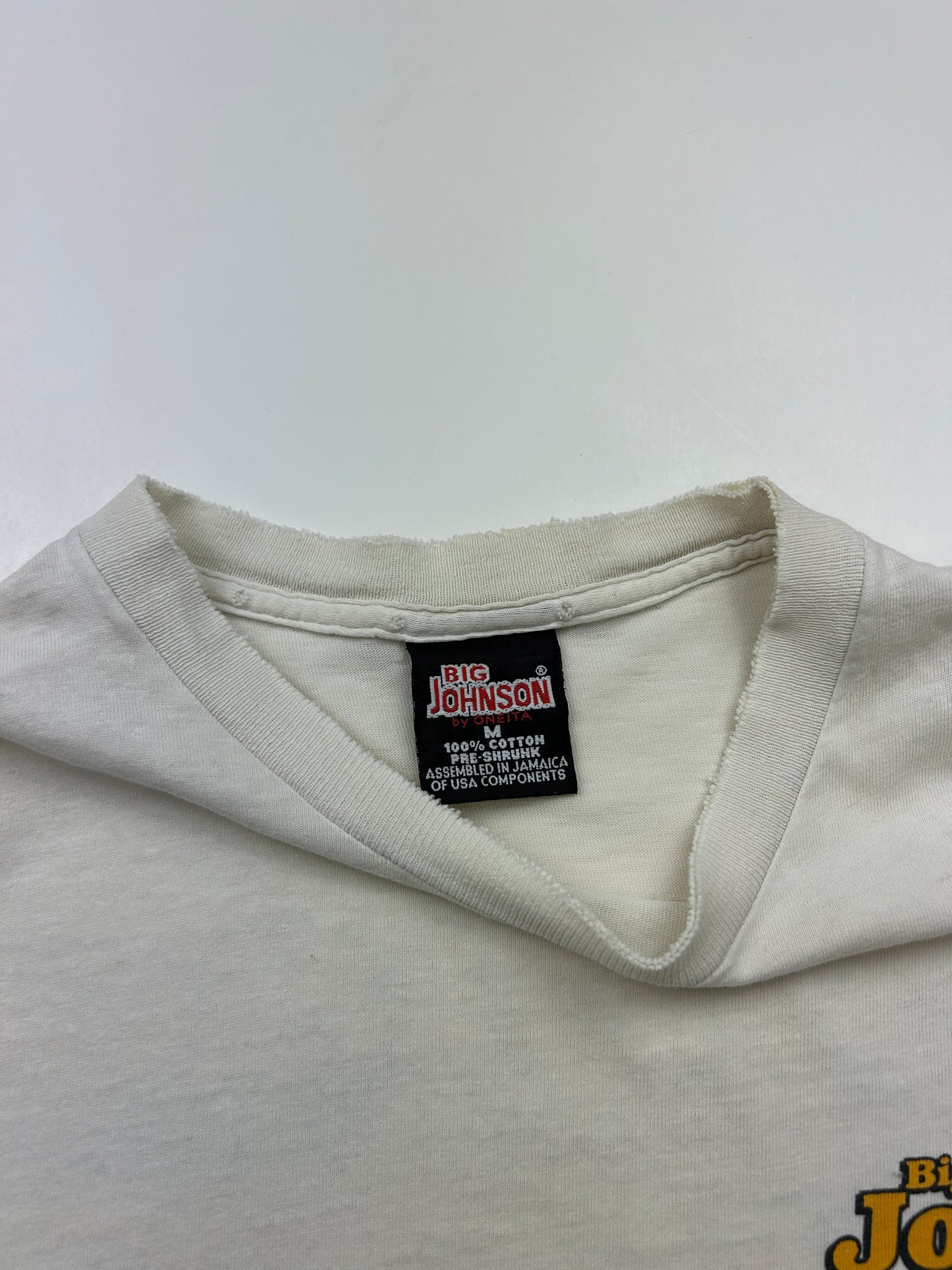 Vintage 90s Big Johnson Truck Stop Pull It In Fill'er Up T Shirt Size M