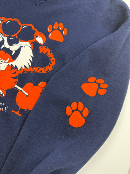 Vintage 90s Clemson Tigers Love Those Tigers Russell Athletic Puff Print Sweatshirt Size XL