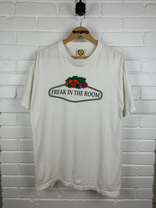 Vintae 90s Freak In The Room Sex Fruit Of The Loom Parody T Shirt Size XL